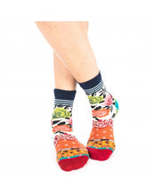 Velvet ankle sock