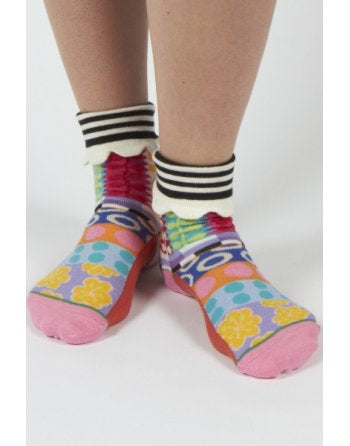 Dots frill sock